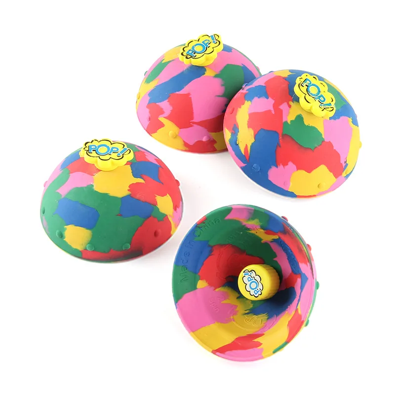 Hip Hop Jump Half Side Bouncing Ball Anti Stress Fidget Toys For Kids Indoor - £7.74 GBP+