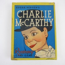 Charlie McCarthy Rummy Card Game Complete Box &amp; Instructions Vintage 193... - $99.99