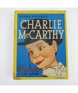Charlie McCarthy Rummy Card Game Complete Box &amp; Instructions Vintage 193... - £79.92 GBP