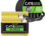 GearIT 50Pack 1ft Cat6 Ethernet Cable &amp; 100ft Cat6 Cable - £166.35 GBP