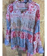 Essentials By Milano 2X Polyester Floral Button Up Shirt - €21,30 EUR