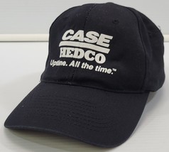 M) HEDCO CASE Construction Equipment Promotional Black Baseball Cap Snap... - $9.89