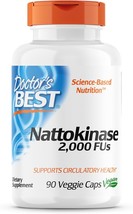 Doctor&#39;s Best Nattokinase - 2, 000 FU of Enzyme, Supports Heart Health &amp; Circula - £21.57 GBP