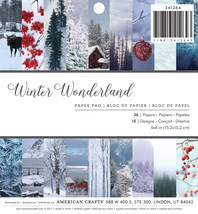 Holiday Single Sided Paper Pad Winter Wonderland - £18.26 GBP