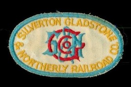 Vintage Embroidery Train Patch Silverton Gladstone Northern Railroad Company - £19.75 GBP