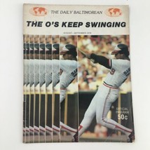 1978 The Daily Baltimorean The O&#39;s Keep Swinging Official Program - $12.78