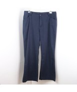 White Stag Women&#39;s 18 Stretch Navy Blue Cotton Straight Wide Leg Trouser... - £7.07 GBP
