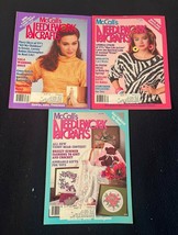 Lot of 3 - 1988 McCalls Needlework &amp; Crafts Magazine - FEBRUARY, APRIL, ... - $243.63 MXN
