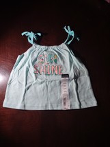 &quot;Sun Shine&quot; Baby Size 6 Months Blue Tank Top - $9.90