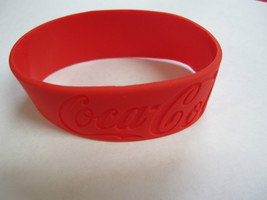  Coca-Cola Silicone Wrist Band Bracelet Lot of 5 - £5.74 GBP