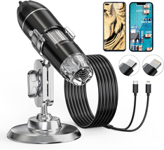 Digital Microscope Camera, Aopick Handheld USB 1440P HD Inspection Camer... - £65.04 GBP