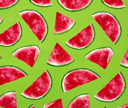 Richloom Melon Citrus Green Watermelon Outdoor Multipurpose Fabric By Yard 54&quot;W - £7.15 GBP