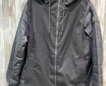 Columbia Women Long Hooded Jacket Black XL B63 - $46.74