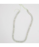 Chinese Pale Green Nephrite Jade Bead Strand Partial Necklace - £114.12 GBP