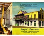 Maylie&#39;s Restaurant Linen Postcard Poydras New Orleans Louisiana  - £9.55 GBP