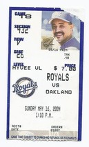 2004 Oakland A&#39;s @ Kansas CIty Royals Ticket Stub May 16th Zito Win - £7.71 GBP