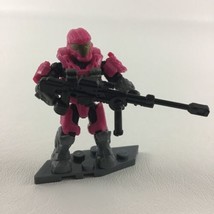 Mega Construx Halo Mini Figure Pink Spartan w Weapon Infinite Series 2021 Toy B6 - £13.36 GBP