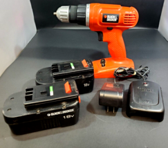 Black &amp; Decker GC1800 18V Type 2 Drill Driver with 2 Batteries &amp; Charger - £30.06 GBP