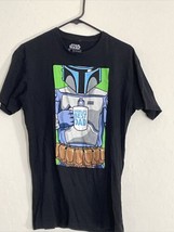 Jango Fett World’s Best Dad Tee Shirt Top Men Medium  - £11.86 GBP