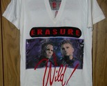 Erasure Concert Tour T Shirt Vintage 1989 Wild Tour Single Stitched Size... - £393.45 GBP