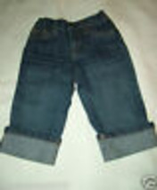 Arizona Baby Boy 5 Pockets,Cuff Jeans, Medium Stone Blue Color, Sz 12 months.NWT - £9.47 GBP