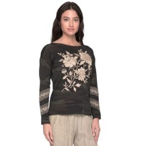 NWT Johnny Was Magdalene Top Bold Embroidery Thermal Waffle Cotton - £108.35 GBP