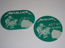 Metallica 2 Unused Backstage Ticket Passes Summer Sanitarium Pass Green Usa - £9.57 GBP