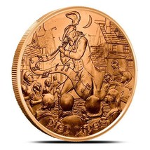 1 oz Copper Medieval Legends Pied Piper Copper Round Collectible Coin - $4.95
