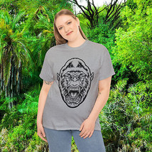 Angry Beast Gorilla Head T-Shirt Jungle Zoo Amazon Animals - $15.79+
