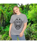 Angry Beast Gorilla Head T-Shirt Jungle Zoo Amazon Animals - $15.79 - $19.75