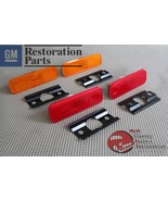 70-73 Camaro Side Marker Lamp Light Lens Kit Correct SAE Guide Markings ... - €97,69 EUR