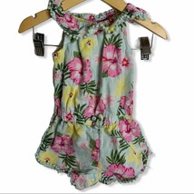 Little Me floral sleeveless romper 12 month - $8.23