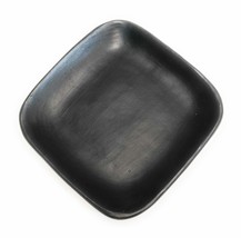 SET 6 PCS Dish Black Clay 11&quot; Dinner Square Serving Plate Made Colombia ... - $156.80