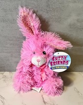 Fuzzy Friends Jelly Bean Scented Pink Easter Bunny Plush NWT 8&quot; - £6.25 GBP
