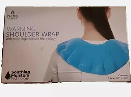 Natra Cure Warming Shoulder Wrap - Soothing Moisture Technology Pain Rel... - $7.49 CAD