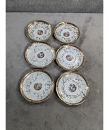 6 Vintage Bavaria Golden Fine China Porcelain Made In Germany 3.5” Small... - £18.91 GBP