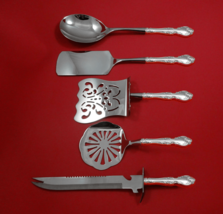 Melrose by Gorham Sterling Silver Brunch Serving Set 5pc HH w/ Stainless Custom - £256.48 GBP