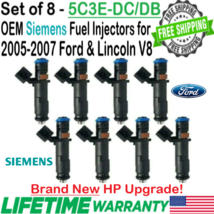 NEW OEM Siemens 8Pcs HP Upgrade Fuel Injectors for 2005-2007 Ford F-150 ... - £393.13 GBP