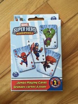 Marvel Super Hero Jumbo Size Playing Cards Oversize Deck of Cards NEW - £6.52 GBP