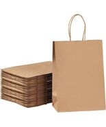 YEEHAW Brown Paper Bags with Handles Bulk 5.25"x3.25"x8.25" 50Pcs Gift Bags Smal - $17.82