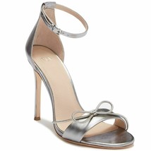 Pour La Victoire Women Stiletto Heel Ankle Strap Sandals Elanna Sz US 8 Silver - £31.65 GBP