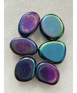 Small Tumbled Magnetic Rainbow Hematite Slab Gemstone Crystals Stone Spe... - $250.51 MXN