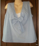 Lands End Blue Stripe Sailor Tie Sleeveless Tunic NWOT - $273.79 MXN