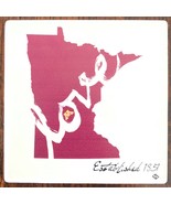 University of Minnesota Established 1851 Love Ceramic Tile - 4.25&quot; x 4.25&quot; - £19.43 GBP