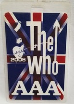 THE WHO (PETE TOWNSHEND) - ORIGINAL 2006 TOUR CONCERT LAMINATE BACKSTAGE... - $20.00