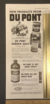 Vintage Print Ad Du Pont Garden Dust Woman Gardening Plants 1940s Ephemera - $8.81