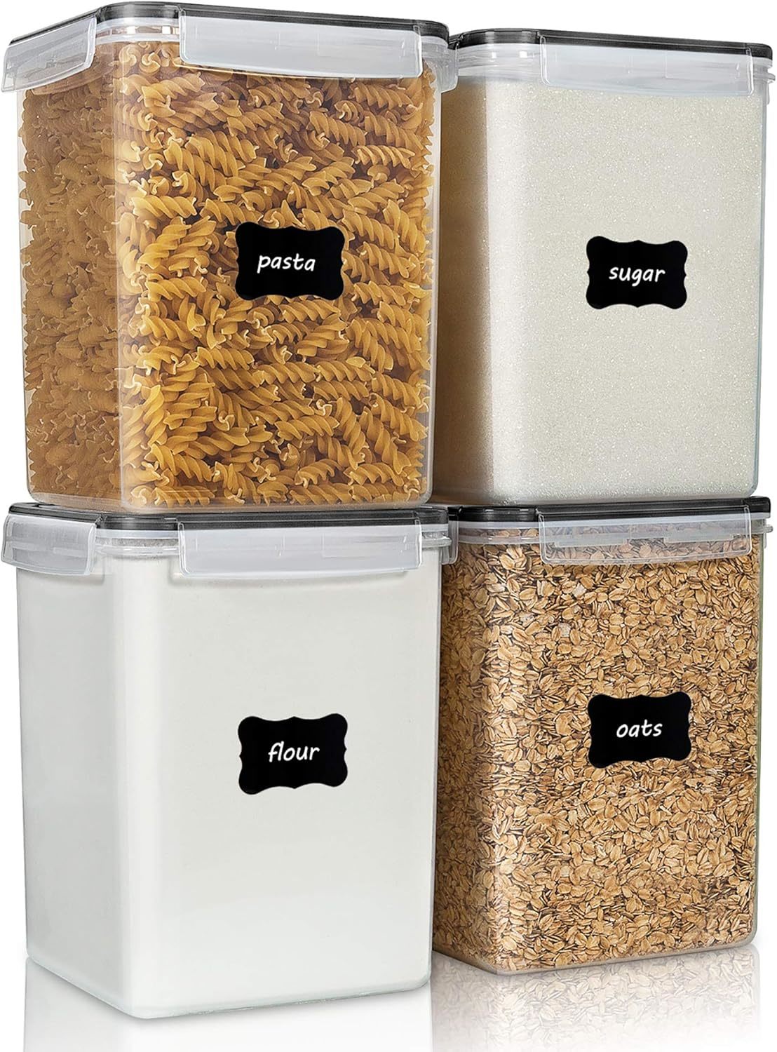 Vtopmart 4 Pcs Large Food Storage Containers 5.2L / 175Oz, 4 Pieces Bpa,... - $35.99