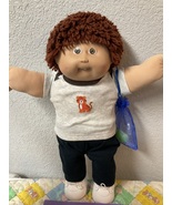 Vintage Cabbage Patch Kid Boy Auburn Hair Brown Eyes Head Mold #5 1985 - $305.00