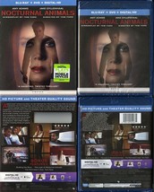  Nocturnal Animals BLU-RAY Amy Adams Ilsa Fisher Universal Video Slipcover New - £9.83 GBP