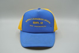 Royal Canadian Legion New Westminster Trucker Hat Mesh Snapback Wilson O... - £13.62 GBP